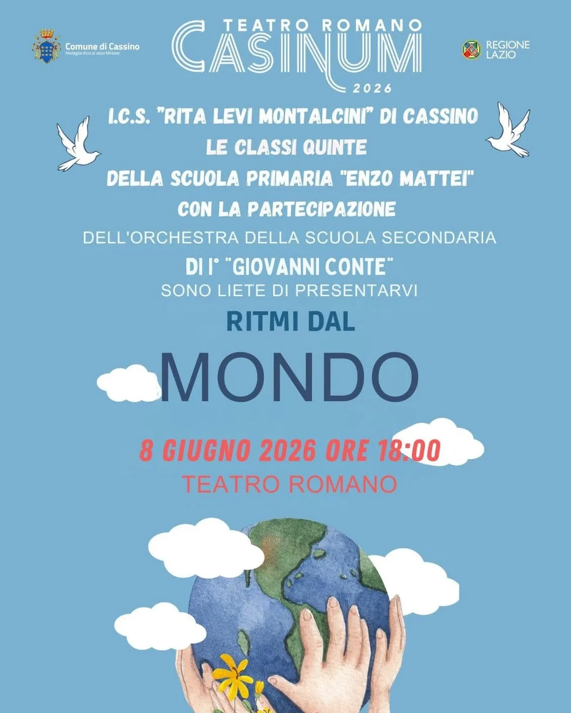"Ritmi dal Mondo", musica e socialità al Teatro Romano