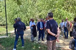 Villa comunale, parte l’incidente probatorio: primo sopralluogo dei periti