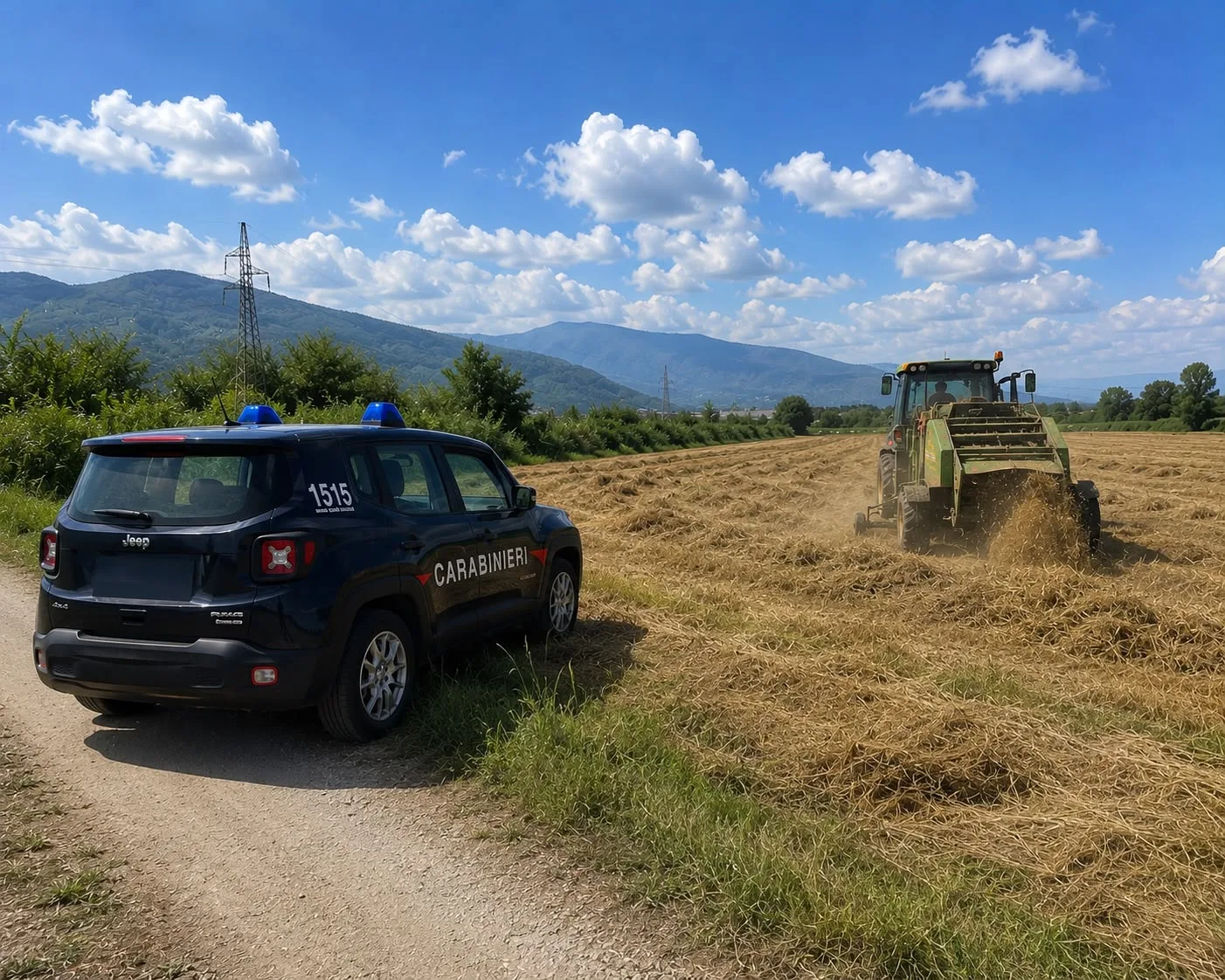 Fieno a Nocione, disposto lo smaltimento delle balle