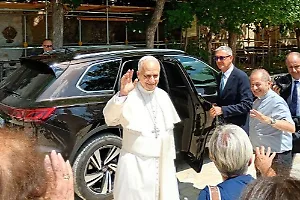 Visita di Papa Leone al santuario della Santissima Trinità