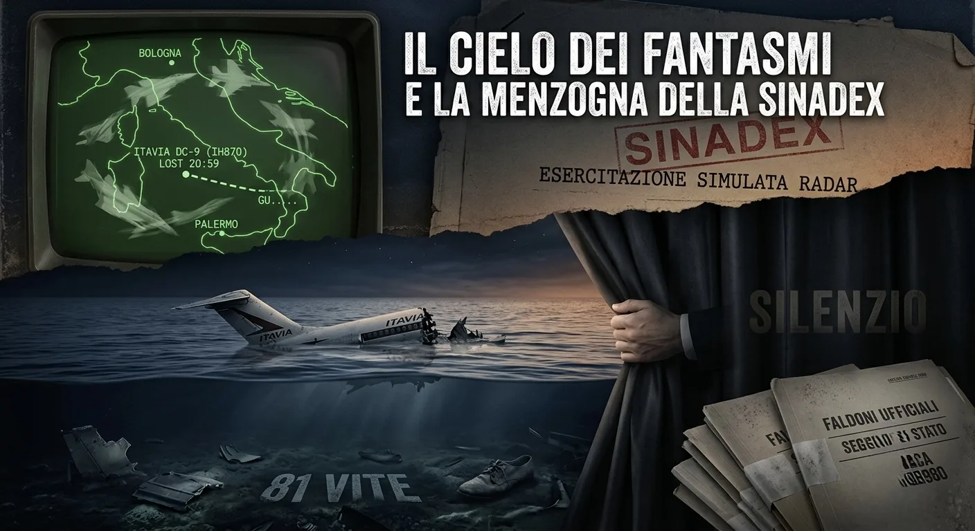 Ustica, Sinadex: La simulazione usata per coprire la strage