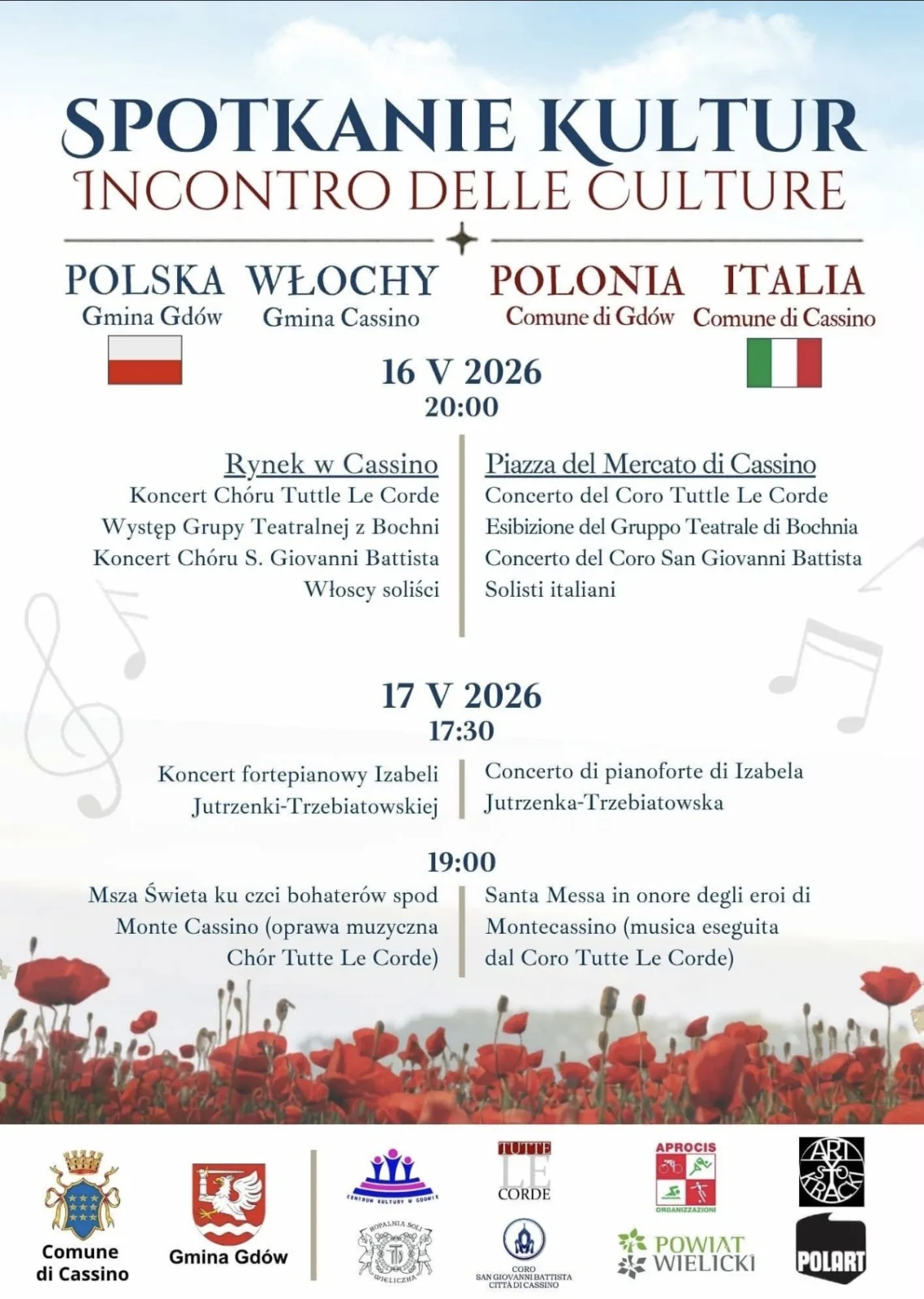 Cassino e Polonia per l'evento: l’"Incontro delle Culture"